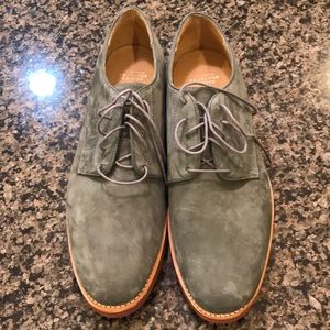 Brooks Brothers gray nubuck suede shoes, Size 13 D
